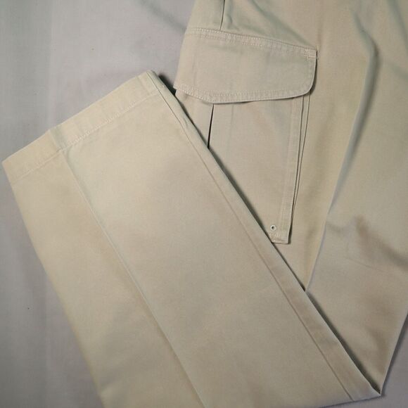 Vintage Columbia Chino Style Men's Pants Flat Front Cargo Pockets 38X32 - Picture 4 of 12